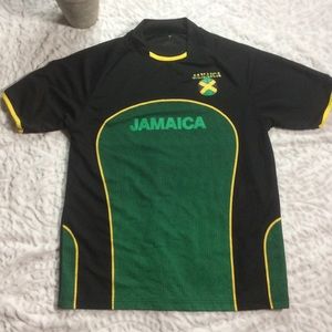 JAMAICA MENS SOCCER TEE SZ LARGE